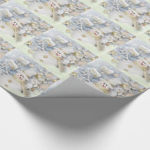 Cold Winter Snowman Geschenkpapier (Ecke)
