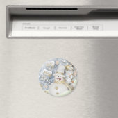 Cold Winter Snowman Magnet (In Situ (Geschirrspüler))