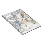 Cold Winter Snowman Notizblock (Rechte Seite)