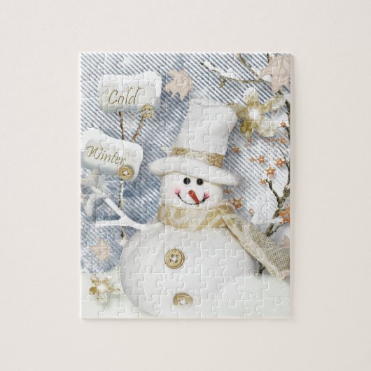 Cold Winter Snowman Puzzle (Vertikal)