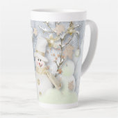 Cold Winter Snowmann Milchtasse (Rechte Ecke)