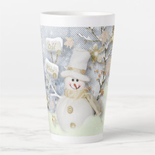 Cold Winter Snowmann Milchtasse