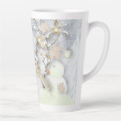 Cold Winter Snowmann Milchtasse (Rechts)