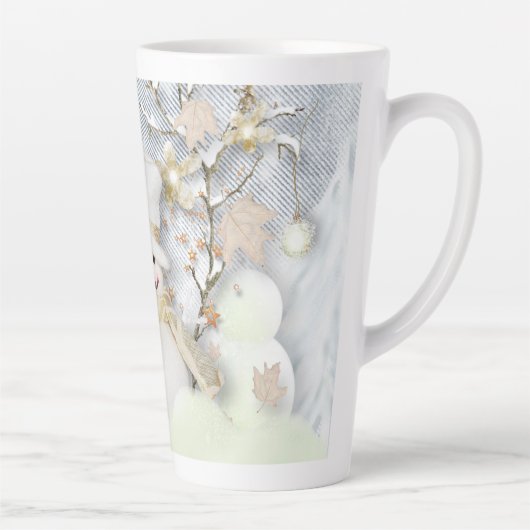 Cold Winter Snowmann Milchtasse (Rechts)