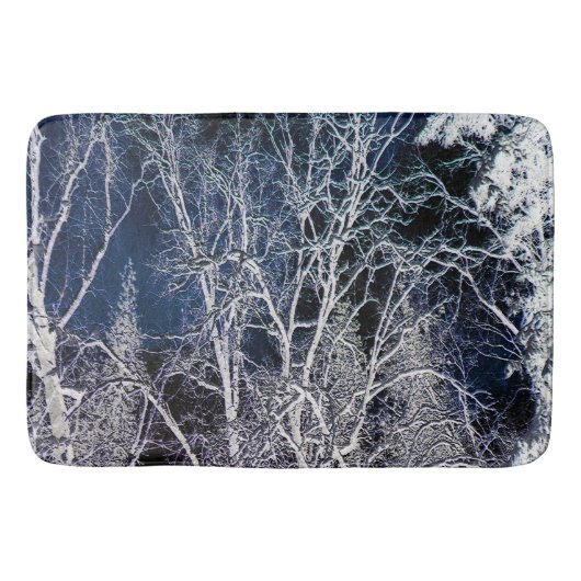 Cold Wintry night.... Badematte (Vorderseite)