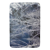 Cold Wintry night.... Badematte (Vorderseite Vertikal)