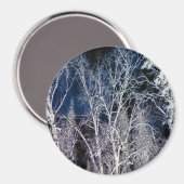 Cold Wintry night.... Magnet (Vorderseite/Rückseite)