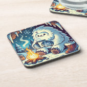 Cold Yeti Erwärmung am Brandtrunk Untersetzer (Linke Seite)