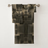 Colden Halls Art Deco Badhandtuch Set (Insitu)
