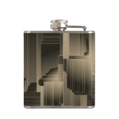 Colden Halls Art Deco Flachmann (Rückseite)