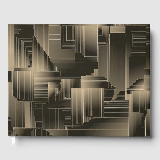 Colden Halls Art Deco Gästebuch (Vorderseite)