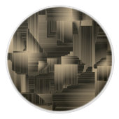 Colden Halls Art Deco Keramikknauf (Vorderseite)