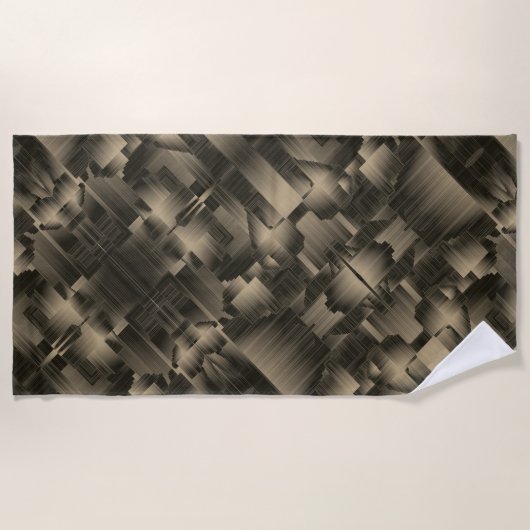 Colden Halls Art Deco Strandtuch (Vorderseite)