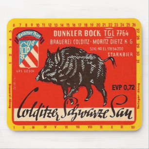 Colditzer Schwarze Sau Mousepad
