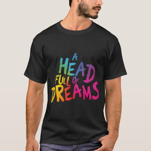 Coldplay Farbige T-Shirt (Vorderseite)