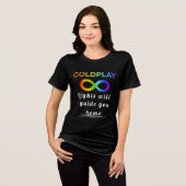Coldplay Infinity Tri-Blend Shirt (Vorderseite voll)