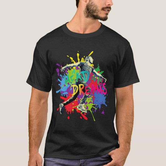 Coldplay Splash Bunt T-Shirt (Vorderseite)