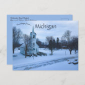 Coldwater Road Kapelle Flint Michigan Postkarte (Vorne/Hinten)