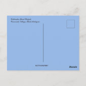 Coldwater Road Kapelle Flint Michigan Postkarte (Rückseite)