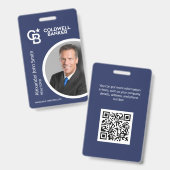 Coldwell Banker ID Card Blue Ausweis (Vorder- & Rückseite)