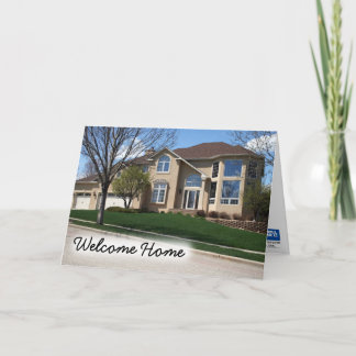 Coldwell Banker Notecard: Willkommen Zuhause Karte
