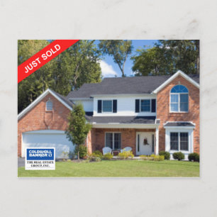 Coldwell Banker Postcard: JUST VERKAUFT Postkarte