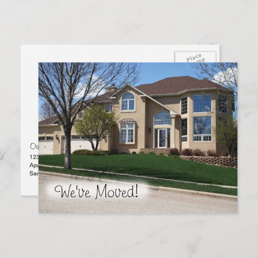 Coldwell Banker Postcard: WIR HABEN BEWEGT Ankündigungspostkarte (Vorne/Hinten)