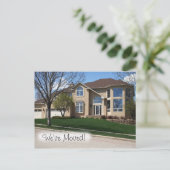 Coldwell Banker Postcard: WIR HABEN BEWEGT Ankündigungspostkarte (Stehend Vorderseite)