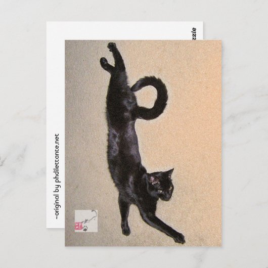 Cole als Kanji Postkarte (Vorne/Hinten)