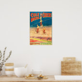 COLE BROTHERS CIRCUS Luftballkorb Vintag Show Poster (Küche)