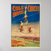 Cole Brothers Circus Poster (Vorne)