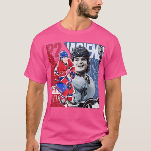 Cole Caufield Hockey Shirt Canadiens (Vorderseite)