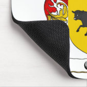 COLE-FAMILIENWAPPEN - COLE-WAPPEN MOUSEPAD (Ecke)