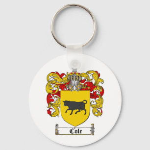 COLE-FAMILIENWAPPEN - COLE-WAPPEN SCHLÜSSELANHÄNGER