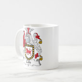 Cole-Familienwappen Kaffeetasse (Vorderseite Links)