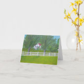 Cole Farm House Karte (Gelbe Blume)