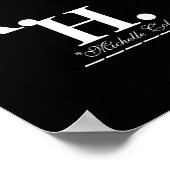 Cole ist bei ihr (kamala Harris) Poster (Ecke)