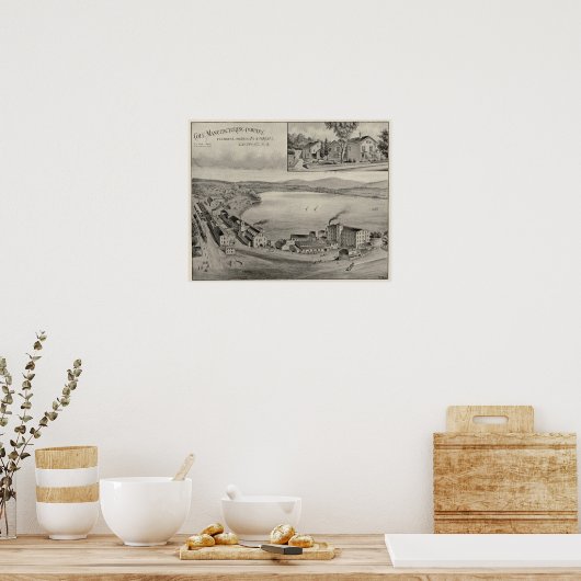 Cole Manufacturing Company Poster (Küche)