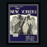 Cole Porter Art Deco "New Yorker" Print 16 x 20 Poster<br><div class="desc">Nice Nostalgic Art Deco Sheet Music Cover "The New Yorkers" von Cole Porter</div>