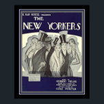 Cole Porter Art Deco "New Yorker" Print 16 x 20 Poster<br><div class="desc">Nice Nostalgic Art Deco Sheet Music Cover "The New Yorkers" von Cole Porter</div>