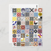 Coleção Azulejos Postkarte (Vorne/Hinten)