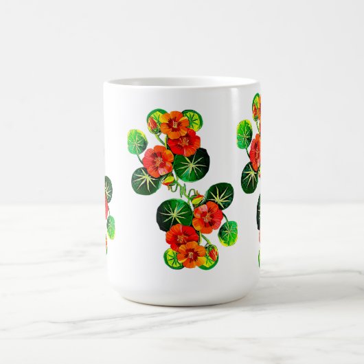 coleção Flores do Brasil capuchinha, Kaffeetasse (Mittel)