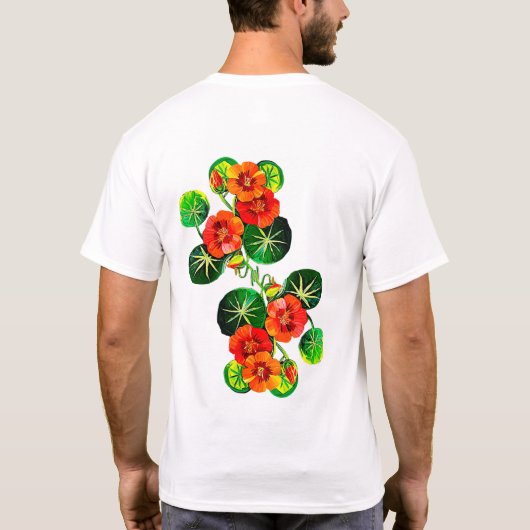 coleção Flores do Brasil capuchinha, T-Shirt (Rückseite)