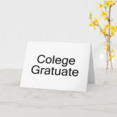 Colege Gratuate (Uni Graduate) Karte (Gelbe Blume)