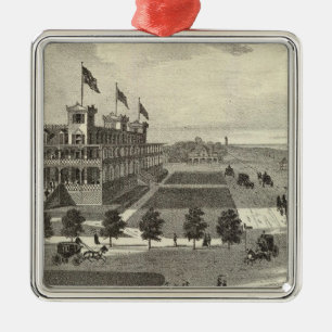 Coleman Haus, Asbury Park, NJ Ornament Aus Metall