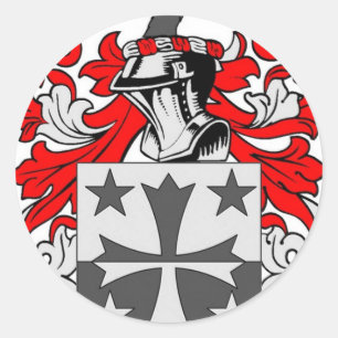 Coleman (irisches) Wappen Runder Aufkleber