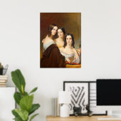 Coleman Sisters - Thomas Sully Fine Art Poster (Heimbüro)