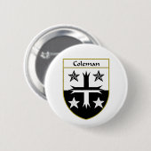 Coleman Wappen/Familienwappen Button (Vorne & Hinten)
