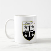 Coleman Wappen/Familienwappen Kaffeetasse (Links)