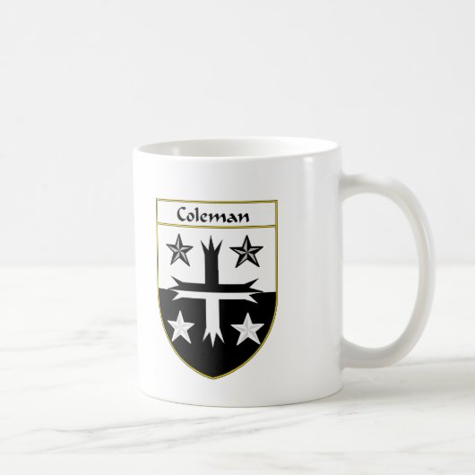 Coleman Wappen/Familienwappen Kaffeetasse (Rechts)